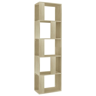 vidaXL Βιβλιοθήκη/Διαχωριστικό Sonoma Δρυς 45x24x159cm Επεξ. Ξύλο 1 τεμ.