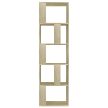 vidaXL Βιβλιοθήκη/Διαχωριστικό Sonoma Δρυς 45x24x159cm Επεξ. Ξύλο 1 τεμ.