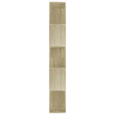 vidaXL Βιβλιοθήκη/Διαχωριστικό Sonoma Δρυς 45x24x159cm Επεξ. Ξύλο 1 τεμ.