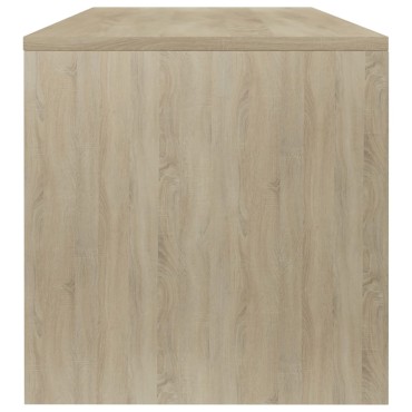 vidaXL Τραπεζάκι Σαλονιού Sonoma Δρυς 100x40x40cm από Επεξ. Ξύλο 1 τεμ.