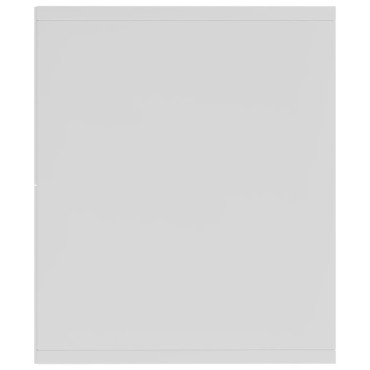vidaXL Βιβλιοθήκη/Έπιπλο Τηλεόρασης Λευκό 36x30x114cm Επεξ. Ξύλο 1 τεμ.