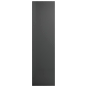 vidaXL Βιβλιοθήκη/Έπιπλο TV Γυαλιστερό Γκρι 36x30x114cm Επεξ. Ξύλο 1 τεμ.