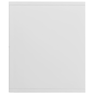 vidaXL Βιβλιοθήκη/Έπιπλο TV Γυαλιστερό Λευκό 36x30x143cm Επεξ. Ξύλο 1 τεμ.