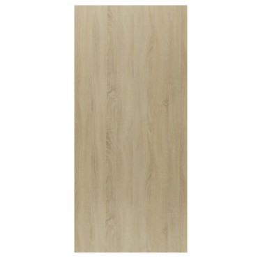 vidaXL Ραφιέρα/Βιβλιοθήκη Λευκή/Sonoma 66x30x130cm από Μοριοσανίδα 1 τεμ.