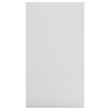 vidaXL Ραφιέρα / Βιβλιοθήκη Γυαλιστερό Λευκό 50x25x80cm Επεξ. Ξύλο 1 τεμ.