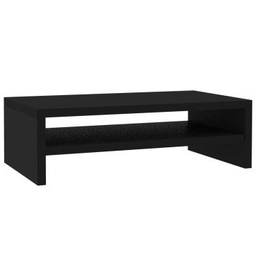 vidaXL Βάση Οθόνης Μαύρη 42x24x13cm από Επεξ. Ξύλο