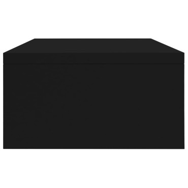 vidaXL Βάση Οθόνης Μαύρη 42x24x13cm από Επεξ. Ξύλο
