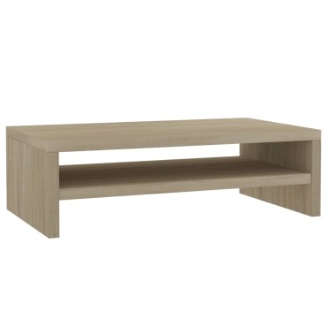 vidaXL Βάση Οθόνης Χρώμα Sonoma Δρυς 42x24x13cm από Επεξ. Ξύλο
