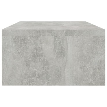 vidaXL Βάση Οθόνης Γκρι του Σκυροδέματος 42x24x13cm από Επεξ. Ξύλο
