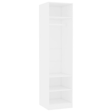 vidaXL Ντουλάπα Λευκή 50x50x200cm από Επεξ. Ξύλο 1 τεμ.