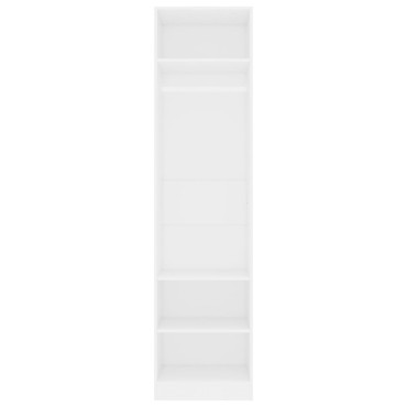 vidaXL Ντουλάπα Λευκή 50x50x200cm από Επεξ. Ξύλο 1 τεμ.