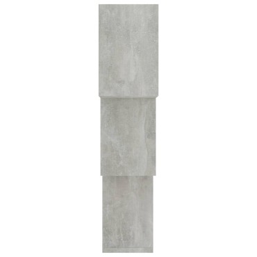 vidaXL Ράφια Κύβοι Τοίχου Γκρι Σκυροδέματος 68x15x68cm Επεξ. Ξύλο 1 τεμ.