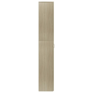 vidaXL Ντουλάπα Γραφείου Sonoma Δρυς 60x32x190cm από Επεξ. Ξύλο 1 τεμ.