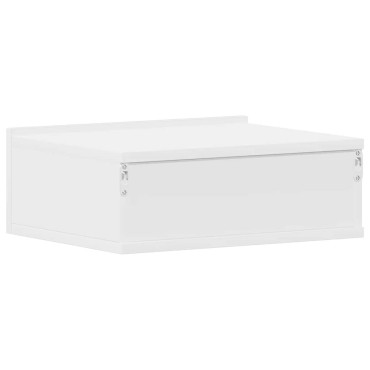 vidaXL Κομοδίνο Κρεμαστό Λευκό 40x30x15cm από Επεξεργασμένο Ξύλο 1 τεμ.