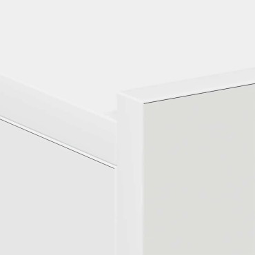 vidaXL Κομοδίνο Κρεμαστό Λευκό 40x30x15cm από Επεξεργασμένο Ξύλο 1 τεμ.