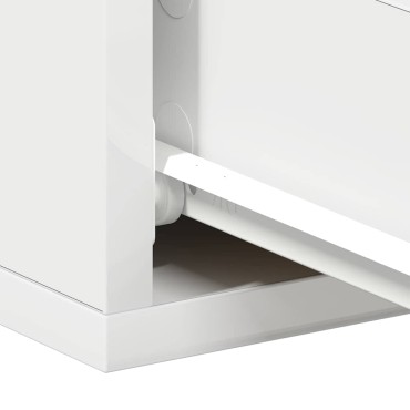 vidaXL Κομοδίνο Κρεμαστό Λευκό 40x30x15cm από Επεξεργασμένο Ξύλο 1 τεμ.
