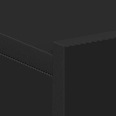 vidaXL Κομοδίνα Κρεμαστά 2 τεμ. Μαύρα 40x30x15cm από Επεξ. Ξύλο
