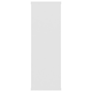 vidaXL Ραφιέρα Τοίχου Λευκή 104x20x58,5cm από Μοριοσανίδα 1 τεμ.