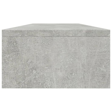 vidaXL Βάση Οθονών Γκρι του Σκυροδέματος 100x24x13 εκ. από Επεξ. Ξύλο