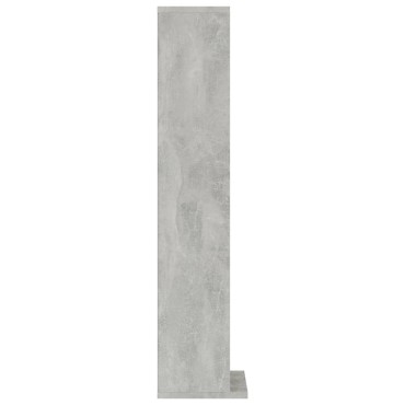vidaXL Έπιπλο για CD Γκρι Σκυροδέματος 21x20x88cm Επεξεργασμένο Ξύλο 1 τεμ.