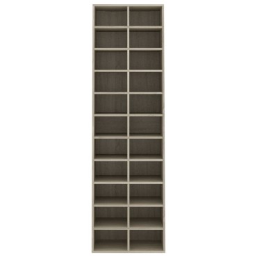vidaXL Παπουτσοθήκη Sonoma Δρυς 54x34x183cm Επεξεργασμένο Ξύλο