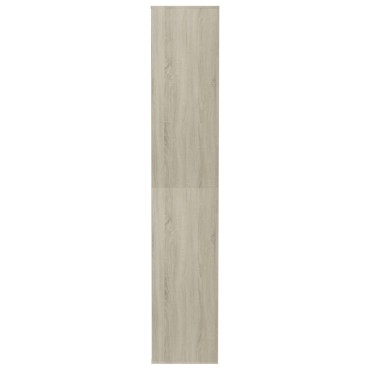 vidaXL Παπουτσοθήκη Sonoma Δρυς 54x34x183cm Επεξεργασμένο Ξύλο