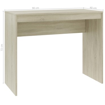 vidaXL Γραφείο Sonoma Δρυς 90x40x72cm από Επεξεργασμένο Ξύλο 1 τεμ.