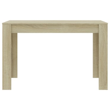 vidaXL Τραπεζαρία Sonoma Δρυς 120x60x76cm από Επεξ. Ξύλο 1 τεμ.