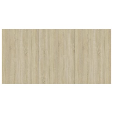 vidaXL Τραπεζαρία Sonoma Δρυς 180x90x76cm από Επεξ. Ξύλο 1 τεμ.