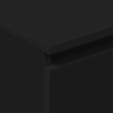 vidaXL Συρταριέρα Μαύρη 60x35x98,5cm από Επεξεργασμένο Ξύλο 1 τεμ.