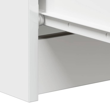 vidaXL Συρταριέρα Γυαλιστερό Λευκό 60x35x98,5cm Επεξεργασμένο Ξύλο 1 τεμ.