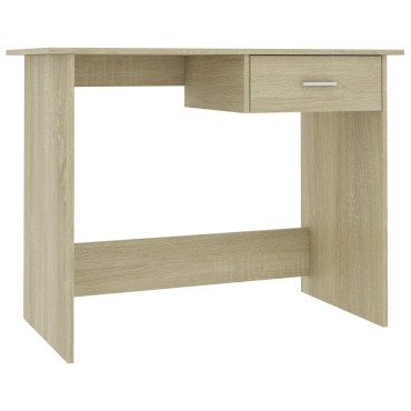 vidaXL Γραφείο Χρώμα Sonoma Δρυς 100x50x76cm από Επεξ. Ξύλο 1 τεμ.