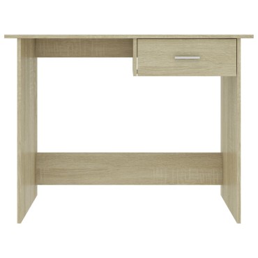 vidaXL Γραφείο Χρώμα Sonoma Δρυς 100x50x76cm από Επεξ. Ξύλο 1 τεμ.