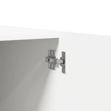 vidaXL Ντουλάπα Λευκή 90x52x200cm από Επεξ. Ξύλο 1 τεμ.