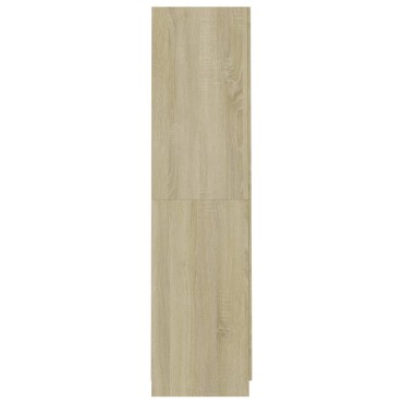 vidaXL Ντουλάπα Χρώμα Sonoma Δρυς 90x52x200cm από Επεξ. Ξύλο 1 τεμ.