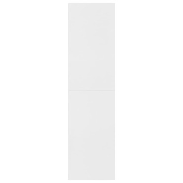 vidaXL Βιβλιοθήκη/Διαχωριστικό Χώρου Λευκό 155x24x160cm Επεξ. Ξύλο 1 τεμ.