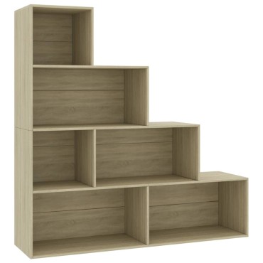 vidaXL Βιβλιοθήκη/Διαχωριστικό Sonoma Δρυς 155x24x160cm Επεξ. Ξύλο 1 τεμ.