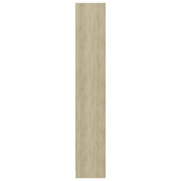 vidaXL Βιβλιοθήκη με 4 Ράφια Sonoma Δρυς 40x24x142cm Επεξ. Ξύλο 1 τεμ.