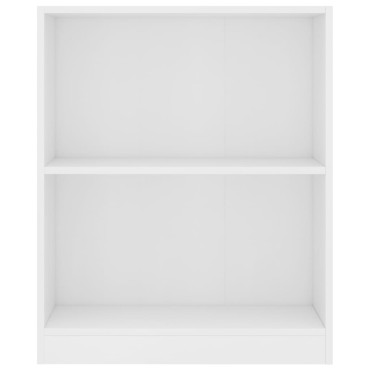 vidaXL Βιβλιοθήκη Λευκή 60x24x76cm από Επεξεργασμένο Ξύλο 1 τεμ.