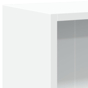vidaXL Βιβλιοθήκη Λευκή 60x24x76cm από Επεξεργασμένο Ξύλο 1 τεμ.