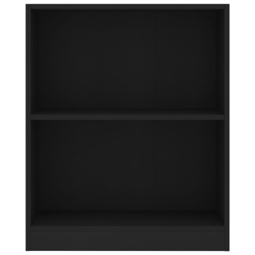 vidaXL Βιβλιοθήκη Μαύρη 60x24x76cm από Επεξεργασμένο Ξύλο 1 τεμ.