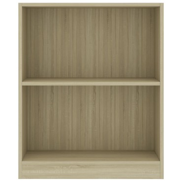 vidaXL Βιβλιοθήκη Sonoma Δρυς 60x24x76cm Επεξεργασμένο Ξύλο 1 τεμ.