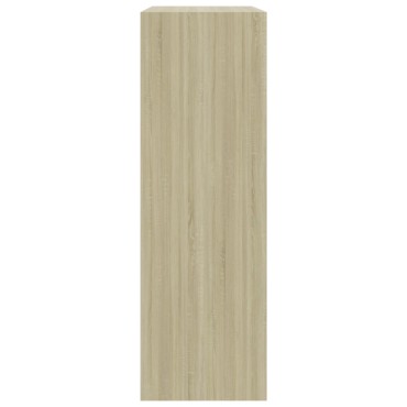 vidaXL Βιβλιοθήκη Sonoma Δρυς 60x24x76cm Επεξεργασμένο Ξύλο 1 τεμ.