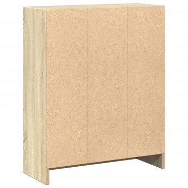 vidaXL Βιβλιοθήκη Sonoma Δρυς 60x24x76cm Επεξεργασμένο Ξύλο 1 τεμ.