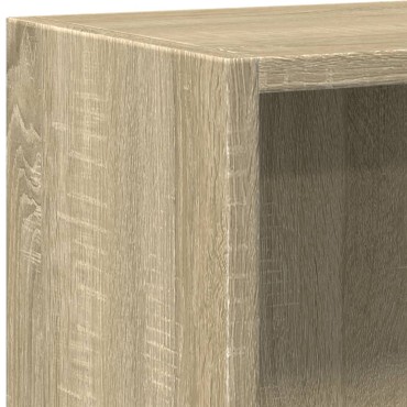 vidaXL Βιβλιοθήκη Sonoma Δρυς 60x24x76cm Επεξεργασμένο Ξύλο 1 τεμ.