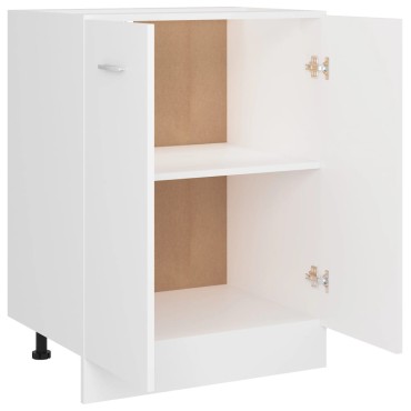 vidaXL Ντουλάπι Δαπέδου Lyon Λευκό 60x46x81,5cm Επεξ. Ξύλο 1 τεμ.
