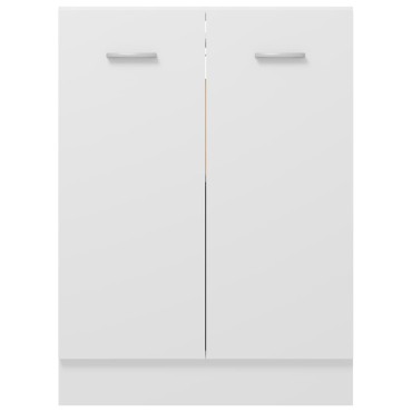 vidaXL Ντουλάπι Δαπέδου Lyon Λευκό 60x46x81,5cm Επεξ. Ξύλο 1 τεμ.
