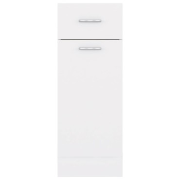vidaXL Ντουλάπι με Συρτάρι Lyon Λευκό 30x46x81,5cm Επεξ. Ξύλο 1 τεμ.