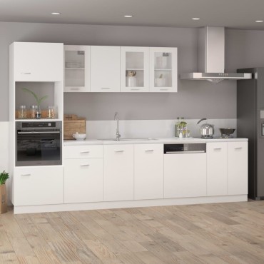vidaXL Ντουλάπι με Συρτάρι Lyon Λευκό 40x46x81,5cm Επεξ. Ξύλο 1 τεμ.
