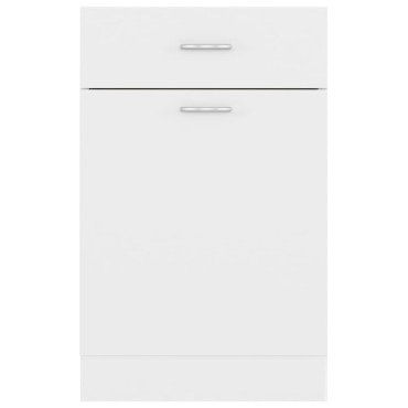 vidaXL Ντουλάπι με Συρτάρι Lyon Λευκό 50x46x81,5cm Επεξ. Ξύλο 1 τεμ.